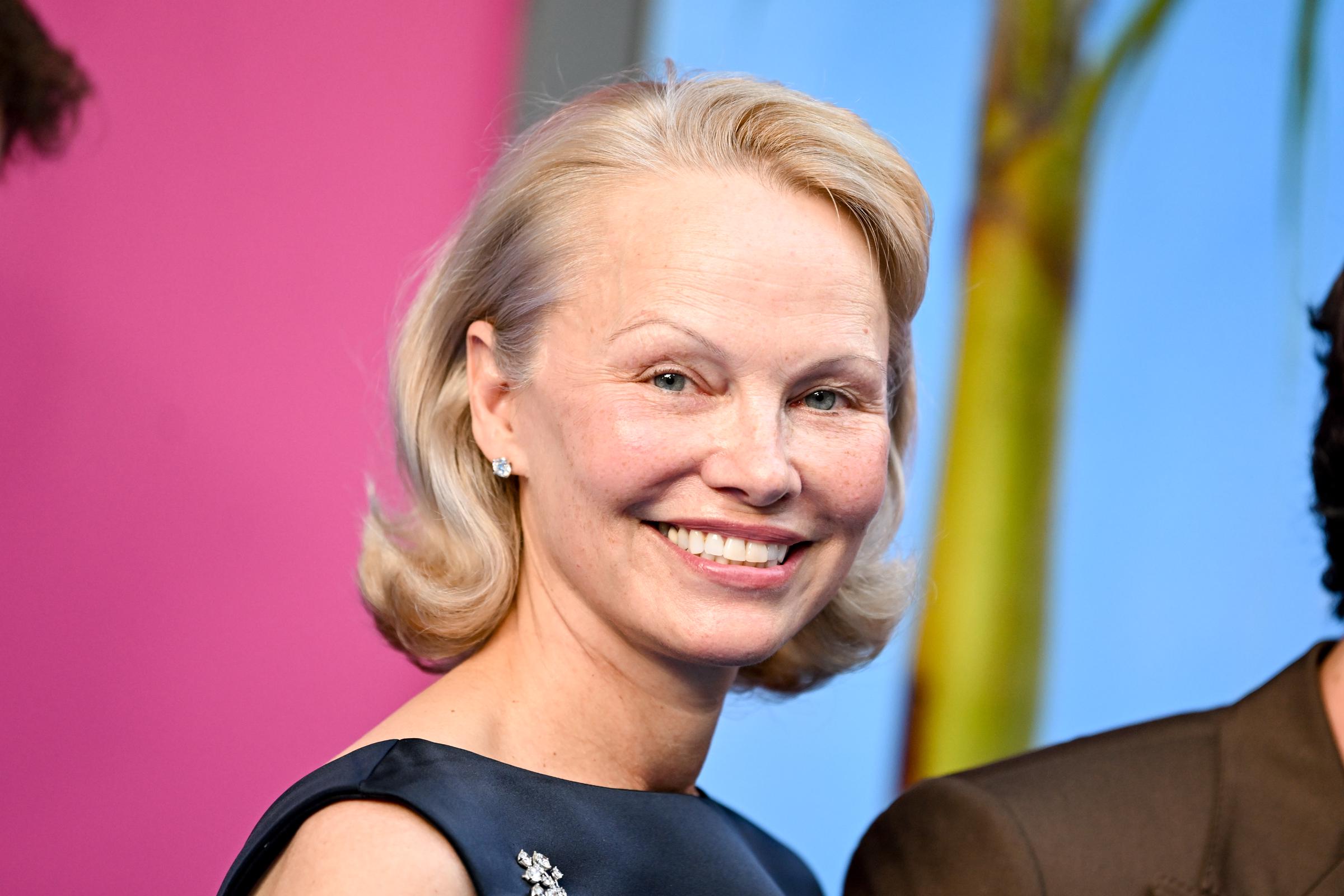 Pamela Anderson at "The Naked Gun" New York Premiere on July 28, 2025 | Source: Getty Images