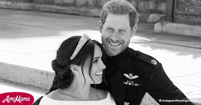 Royal fans spot a 'mistake' in Prince Harry and Meghan's official wedding portraits