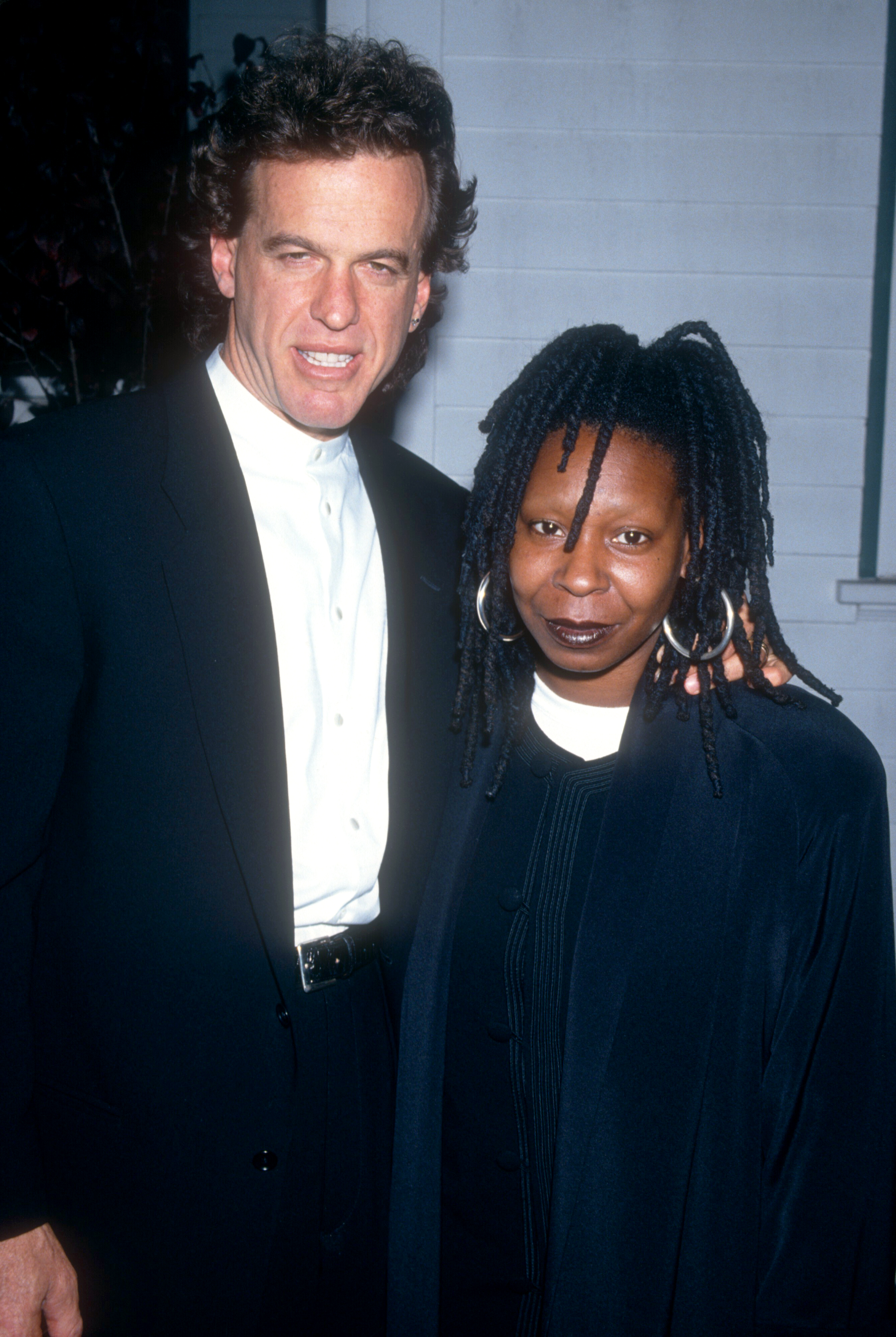 Lyle Trachtenberg and Whoopi Goldberg arrive for the Dream Street Foundation Award dinner on October 22, 1994, in Beverly Hills, California. | Source: Getty Images