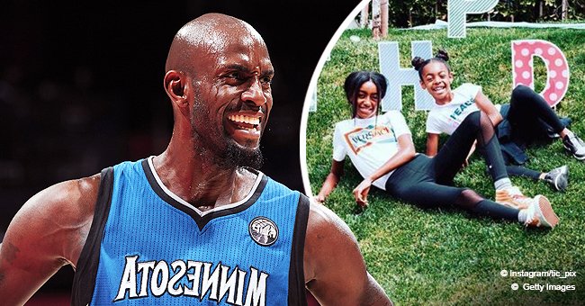 Nba Legend Kevin Garnett Is A Doting Father Of 2 Daughters Meet Them