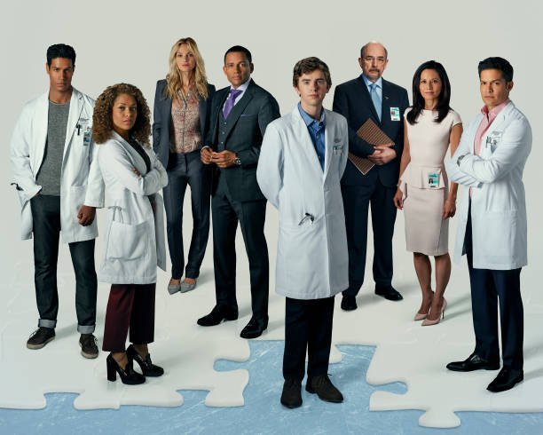 The cast of TV series "The Good Doctor".| Photo: Getty Images.