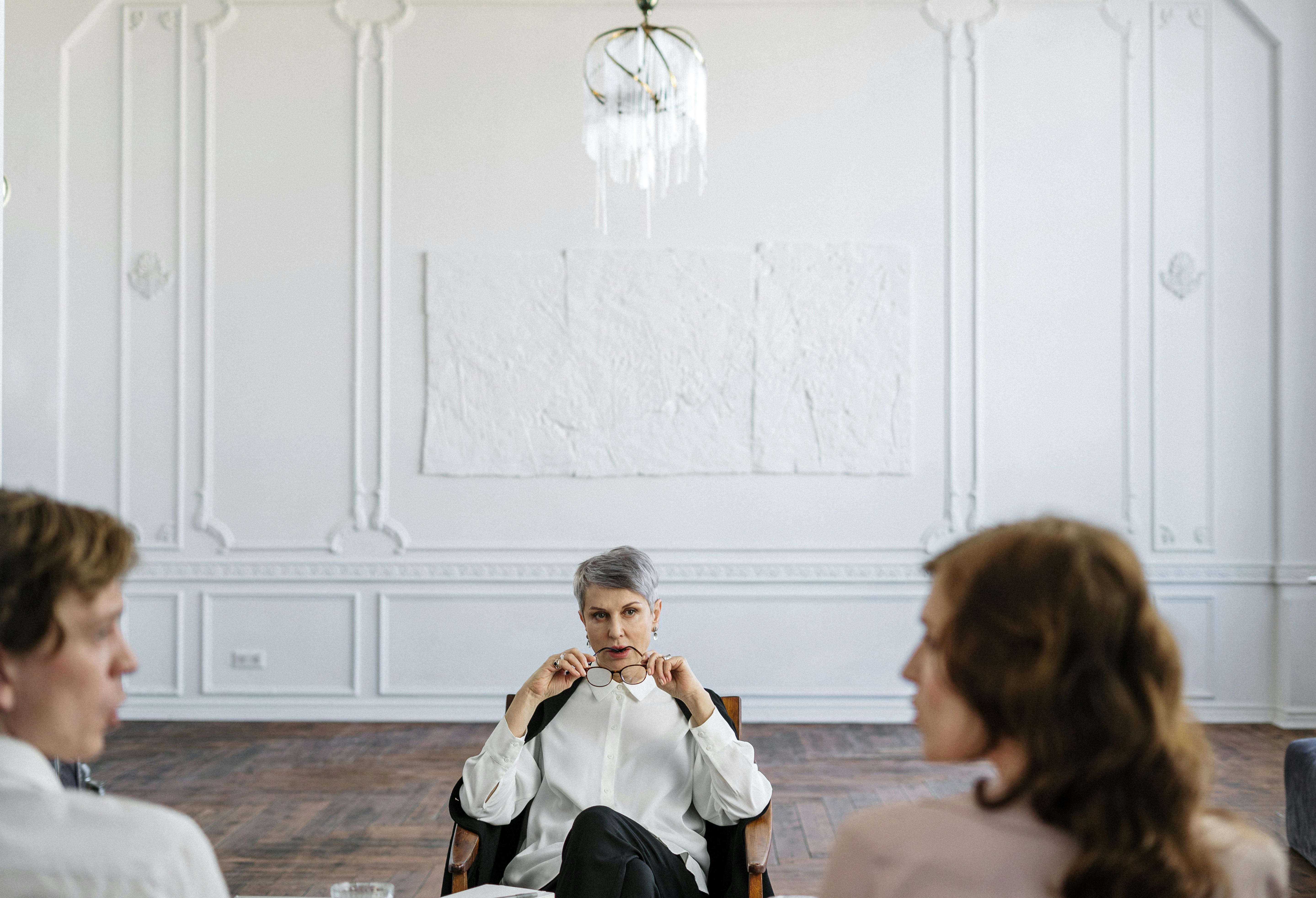 Couple at a therapy session | Source: Pexels