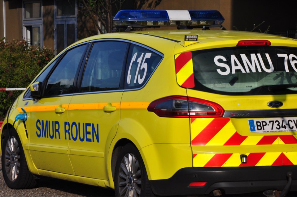 Voiture du Samu de Rouen | Photo : Getty Images