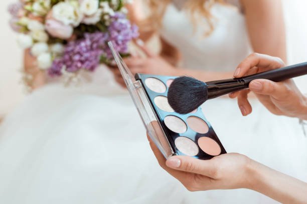 A bride getting a makeup session | Source: Pexels