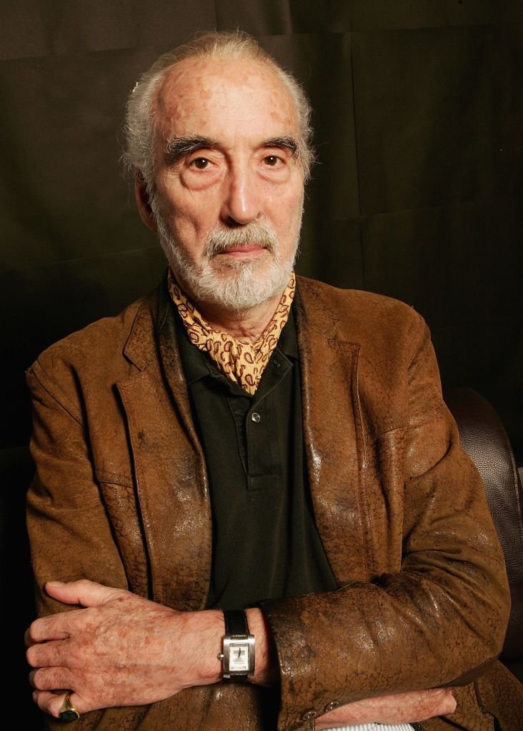 Late Christopher Lee poses during the Bangkok International Film Festival at Siam Paragon Festival Venue on February 20, 2006 in Bangkok, Thailand | Photo: Getty Images