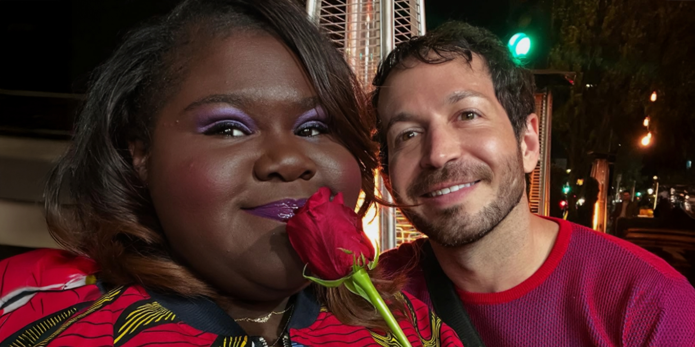 Gabourey Sidibe and Brandon Frankel | Source: Instagram/brandontour