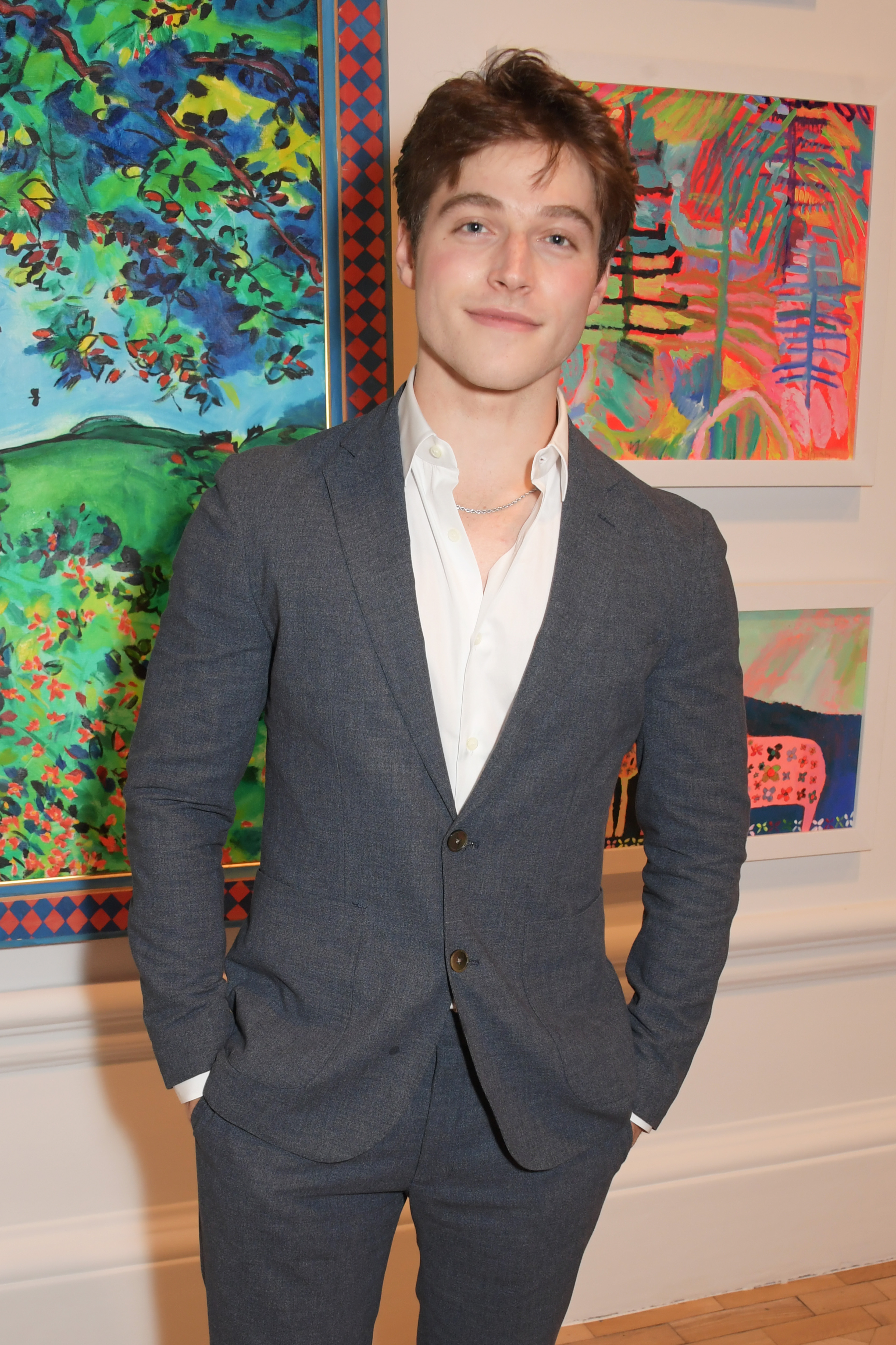 Froy Gutierrez poses at the Royal Academy of Arts Summer Exhibition 2021 Preview Party on September 14, 2021, in London, England | Source: Getty Images
