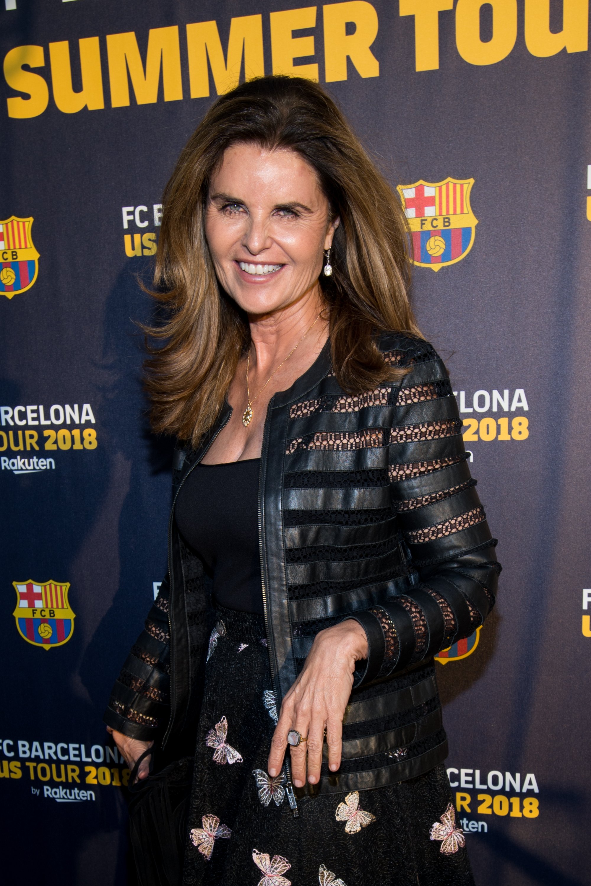Maria Shriver attends the 'FC Barcelona Welcome Party' at Waldorf Astoria Beverly Hills on July 27, 2018, in Beverly Hills, California. | Source: Getty Images