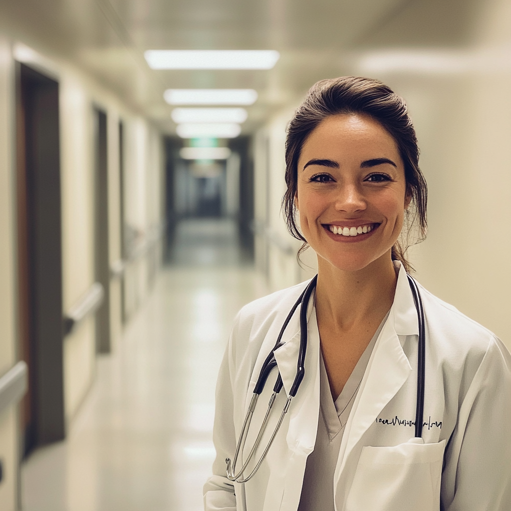 A smiling doctor | Source: Midjourney