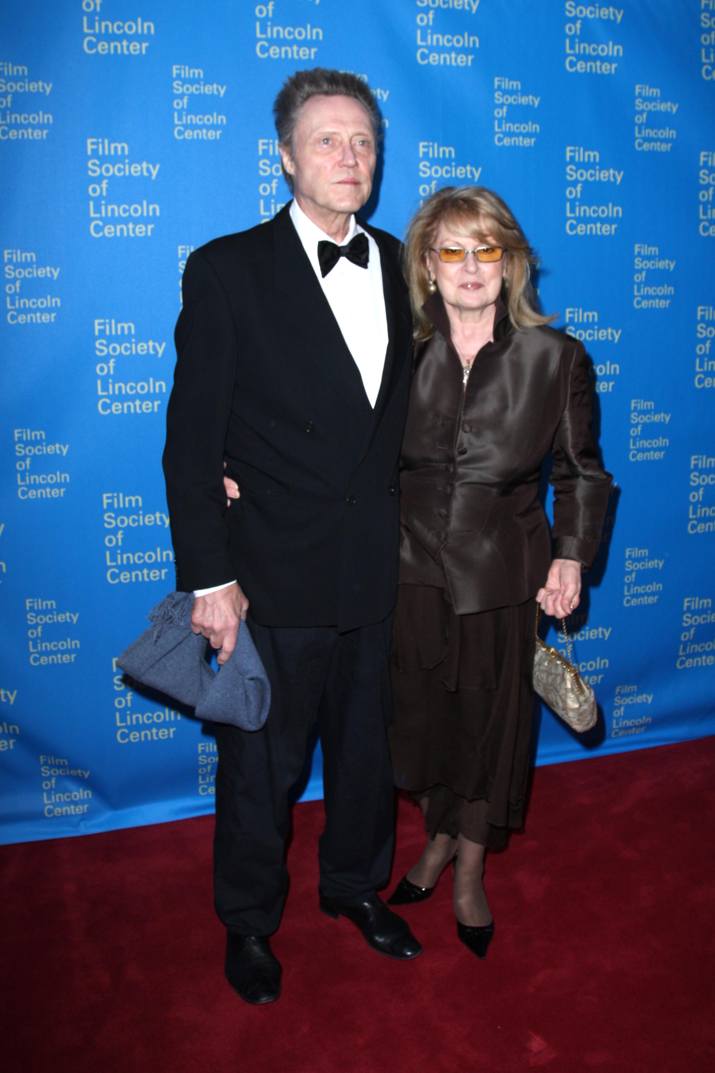 Christopher y Georgianne Walken asisten a la 35ª Gala Homenaje a Meryl Streep de la Sociedad Cinematográfica del Lincoln Center el 14 de abril de 2008, en Nueva York. | Foto: Getty Images