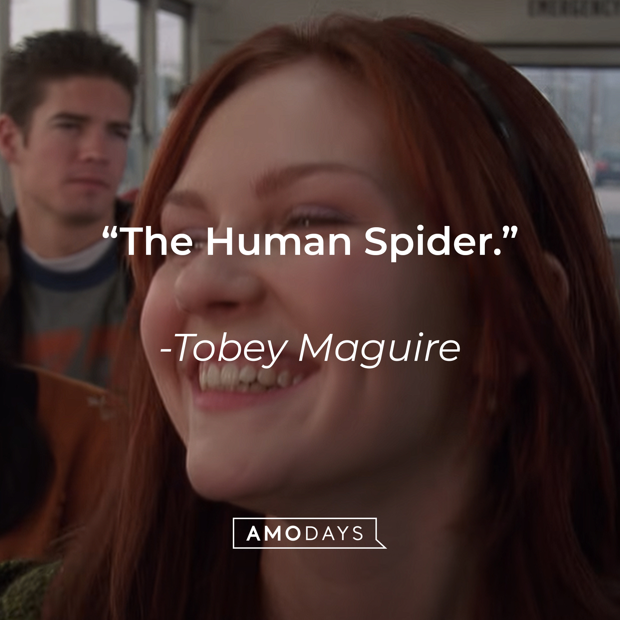 Tobey Maguire's quote: "The Human Spider" | Source: youtube.com/sonypictures