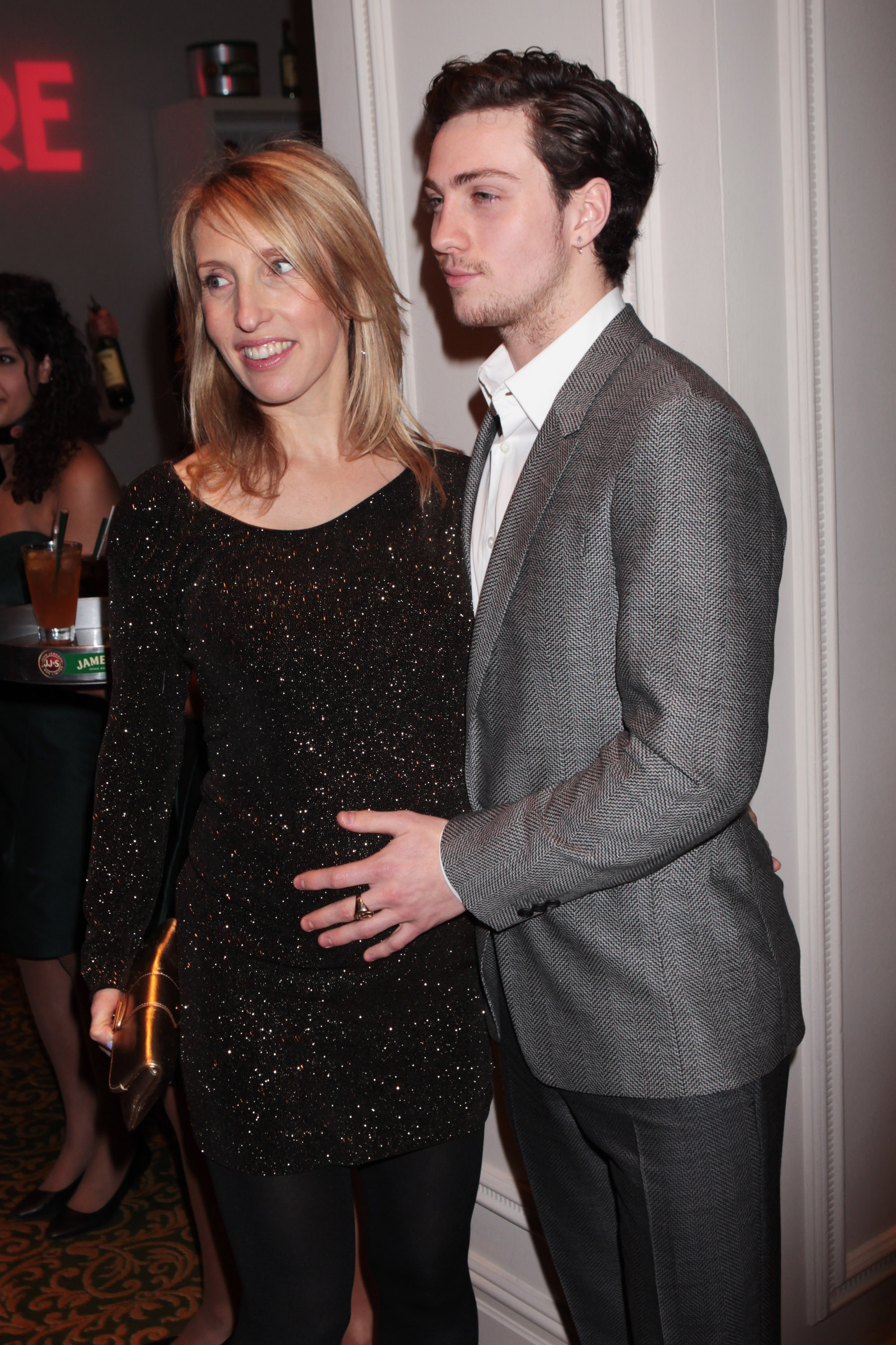 Sam and Aaron Taylor-Johnson at British Academy Film Awards in London in 2010 | Source: Getty Images