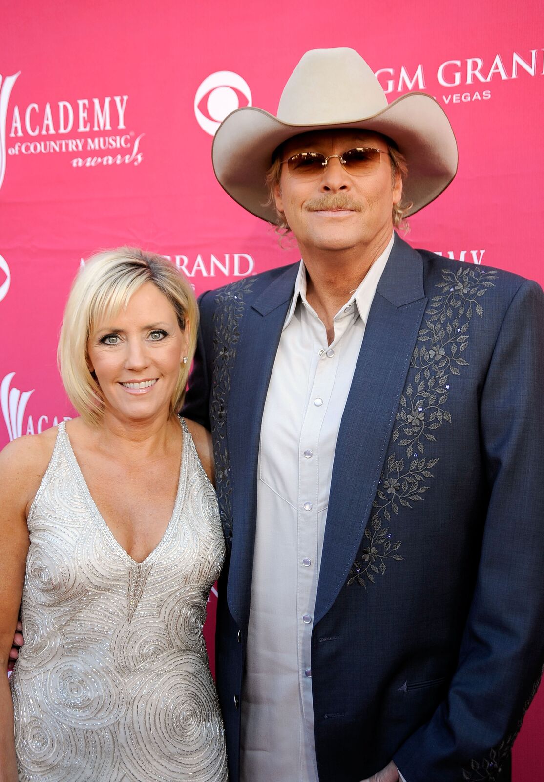 Denise Jackson and musician Alan Jackson arrives on the red carpet at the 44th annual Academy Of Country Music Awards held at the MGM Grand on April 5, 2009 in Las Vegas, Nevada | Photo: Getty Images