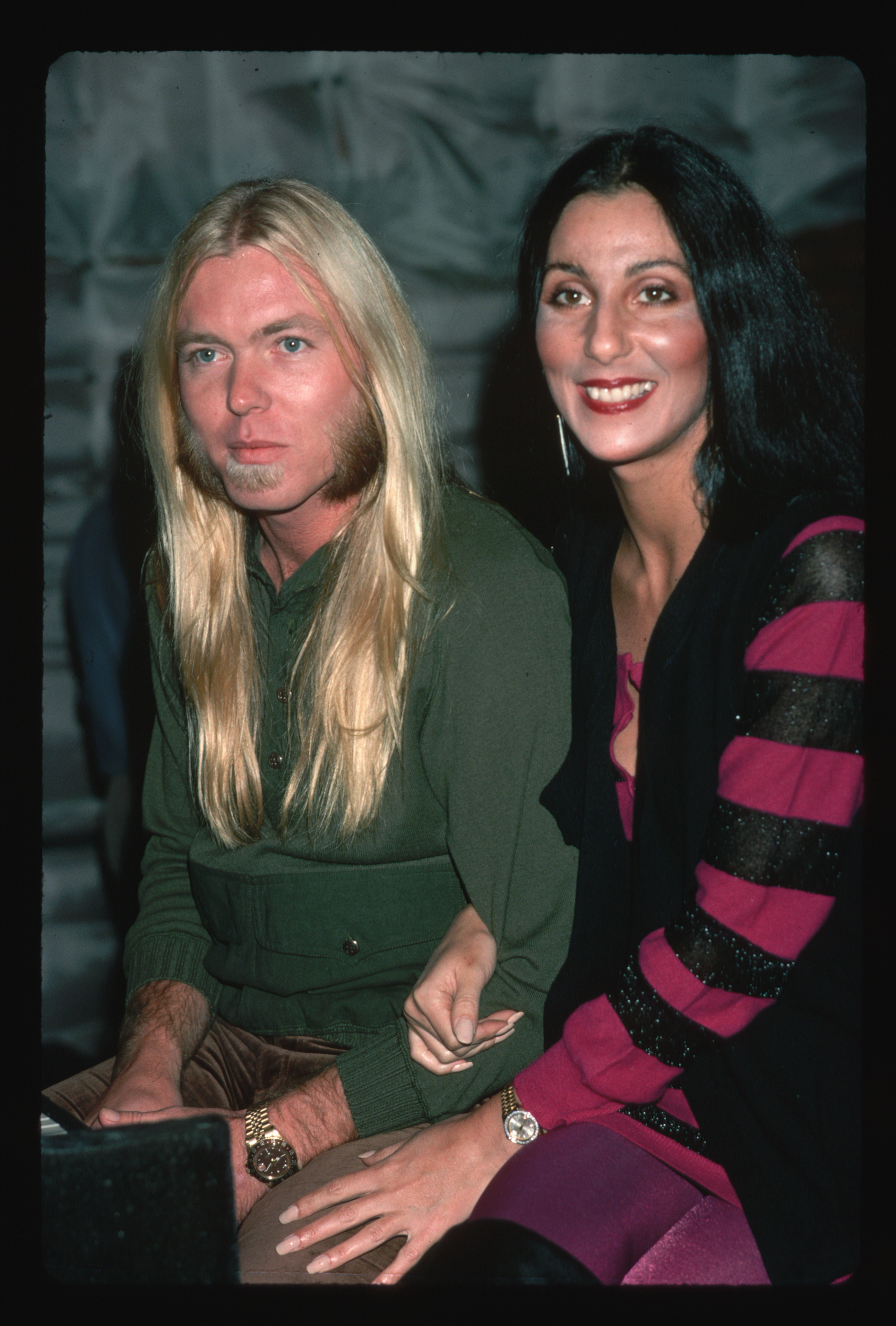 Gregg Allman and Cher in 1977 | Source: Getty Images