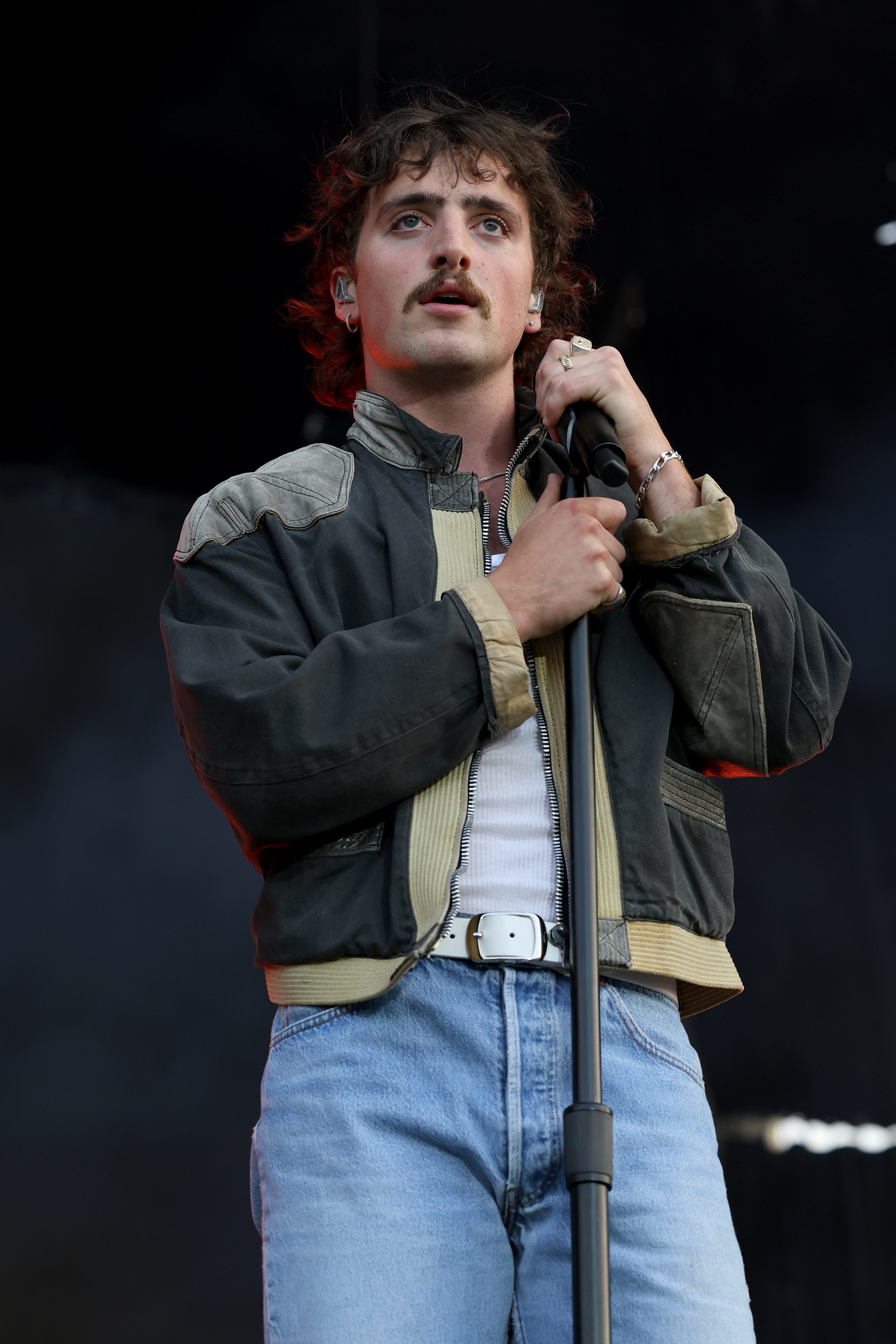 Benson Boone performs at the 2025 Governors Ball at Flushing Meadows Corona Park on June 06, 2025 in New York City. | Source: Getty Images
