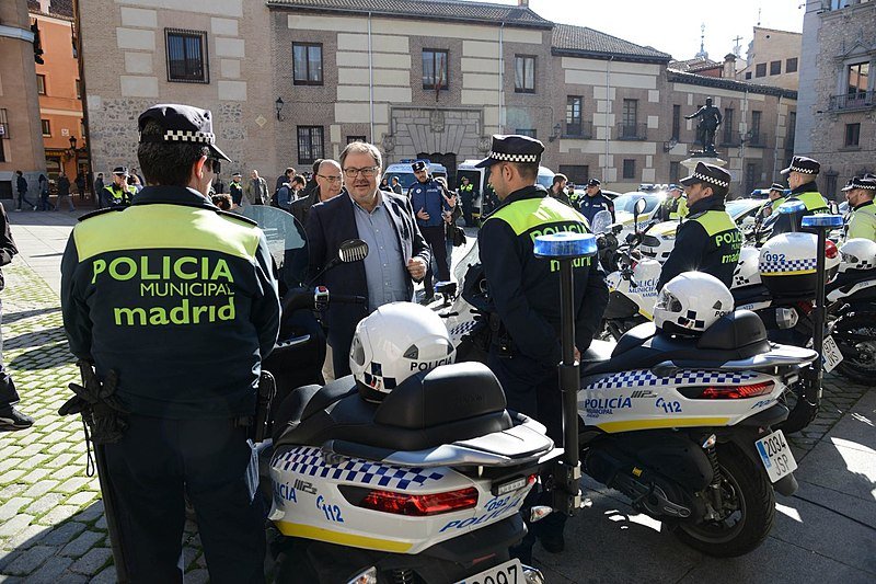 Policía Municipal de Madrid, España. | Imagen: Wikimedia Commons Policía Municipal de Madrid, España. | Imagen: Wikimedia Commons