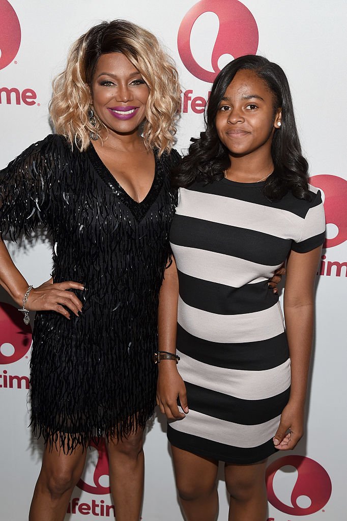 Michel'le and daughter Bailei Knight in West Hollywood California on October 5, 2016. | Photo: Getty Images