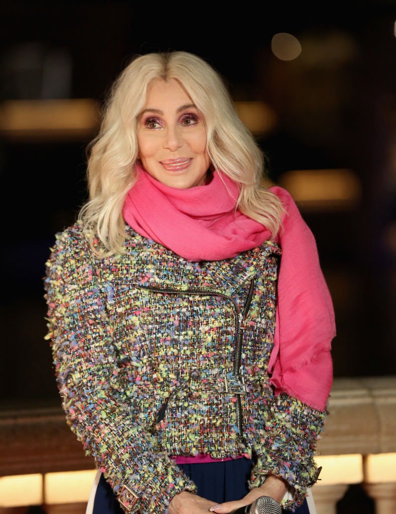 L'actrice/chanteuse Cher dévoile un nouveau spectacle Fountains of Bellagio chorégraphié sur sa chanson "Believe", le 17 janvier 2018 à Las Vegas, Nevada. | Photo : Getty Images