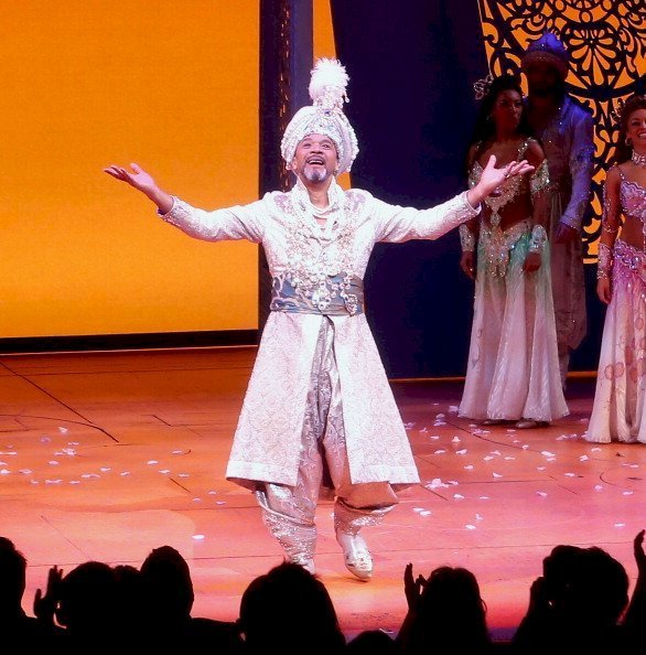  Clifton Davis takes a bow during curtain call at the the "Aladdin" On Broadway Opening Night at New Amsterdam Theatre on March 20, 2014 | Source: Getty Images