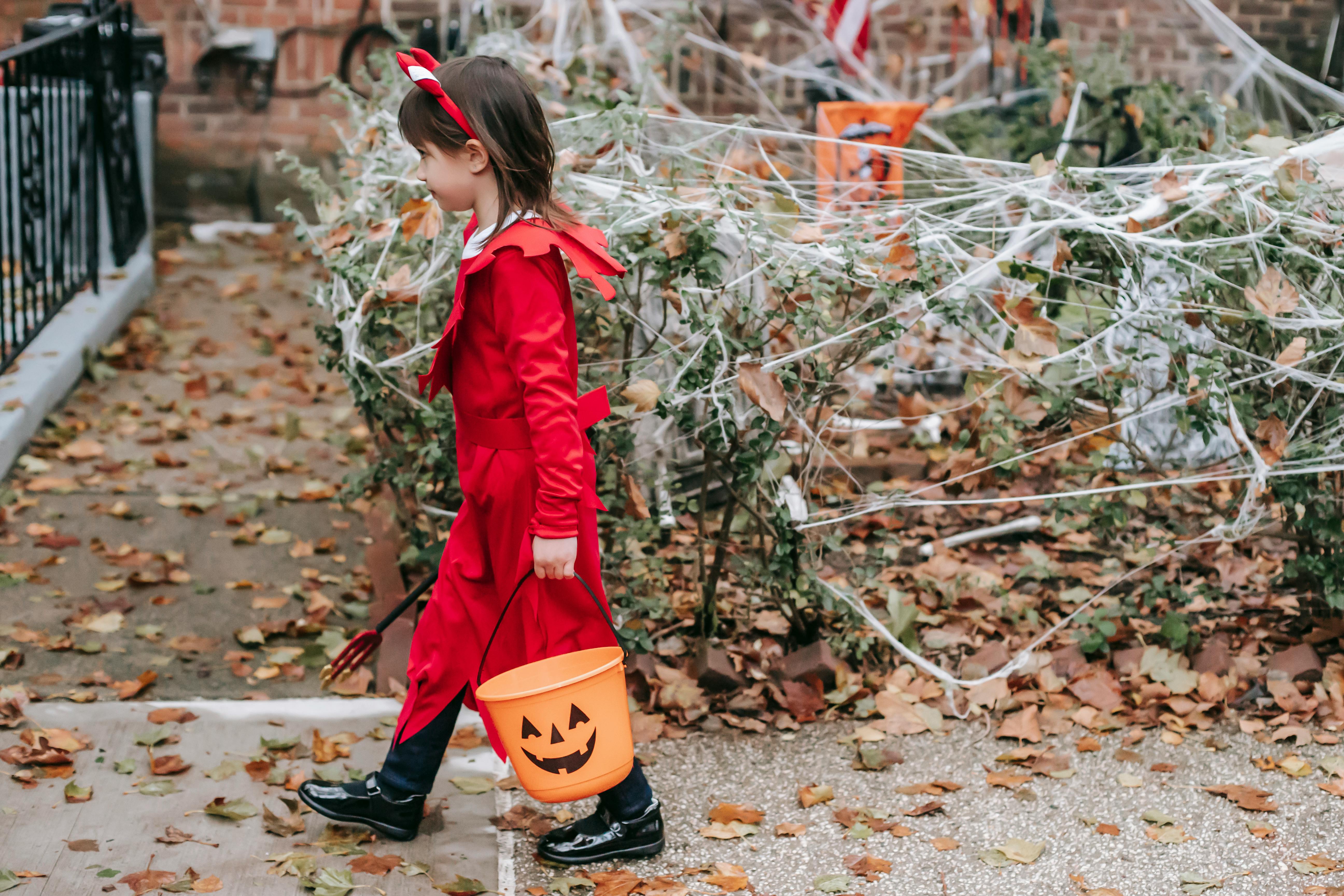 A girl in her Halloween costume | Source: Pexels