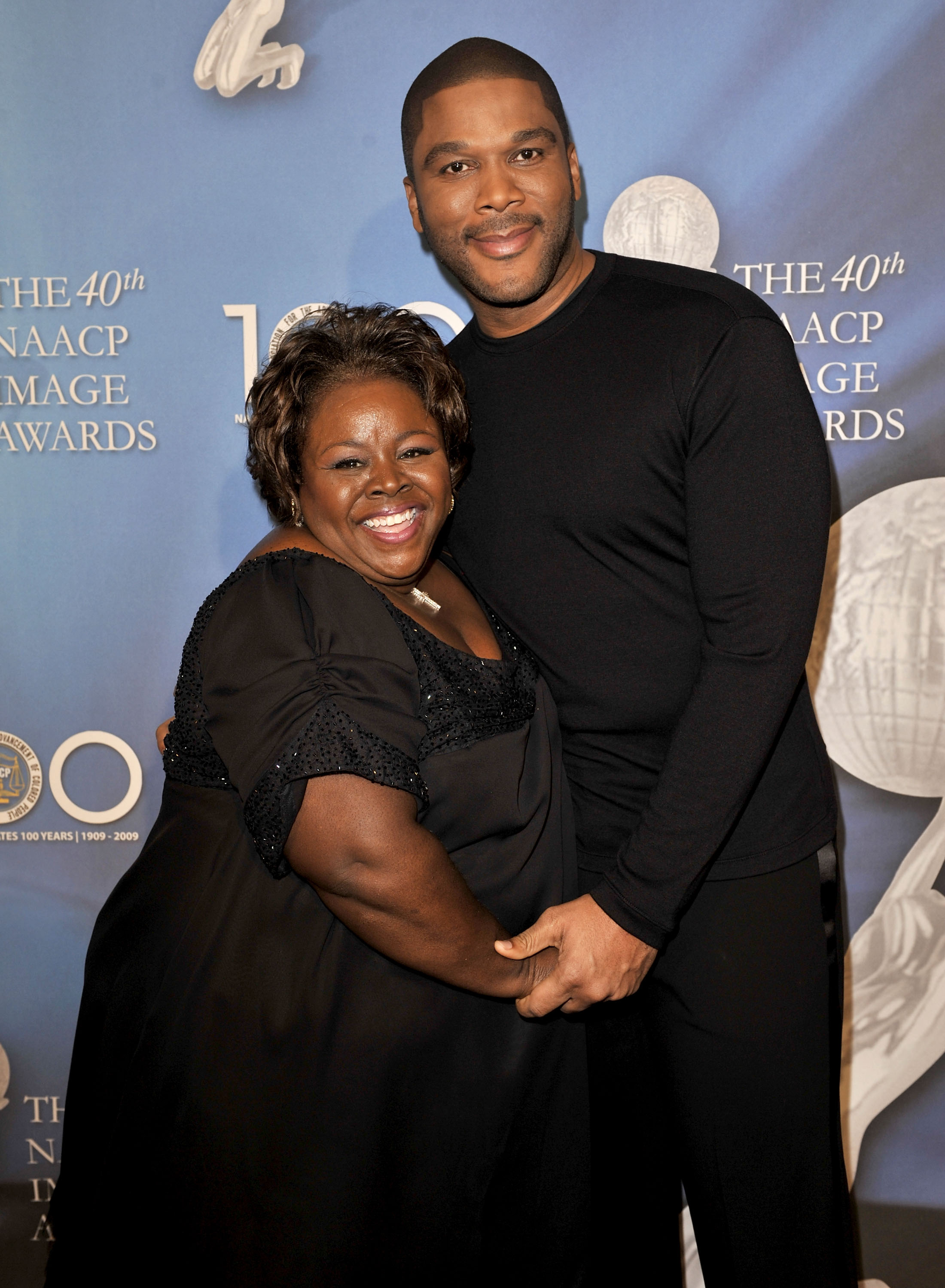 Tyler Perry and Cassi Davis arrive at the 40th NAACP Image Awards held at the Shrine Auditorium on February 12, 2009, in Los Angeles, California. | Source: Getty Images
