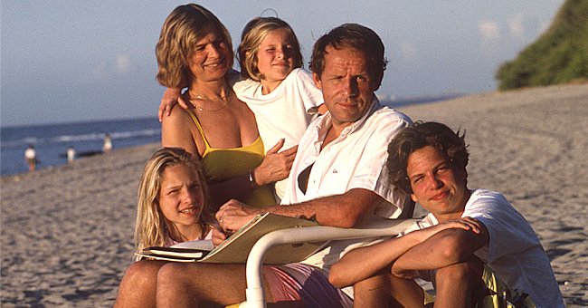 Patrick Poivre d’Arvor et sa famille. | Photo : Getty Images