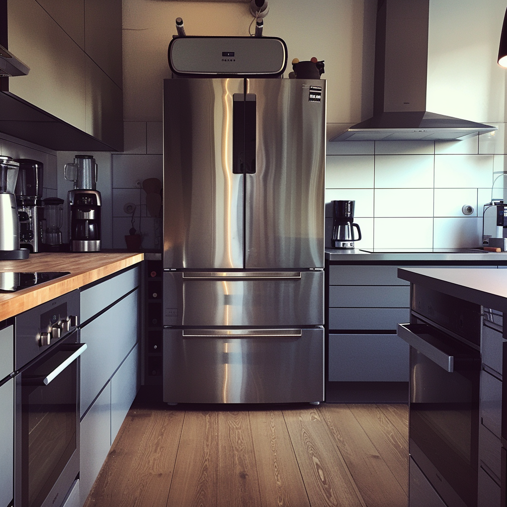 A kitchen with new appliances | Source: Midjourney
