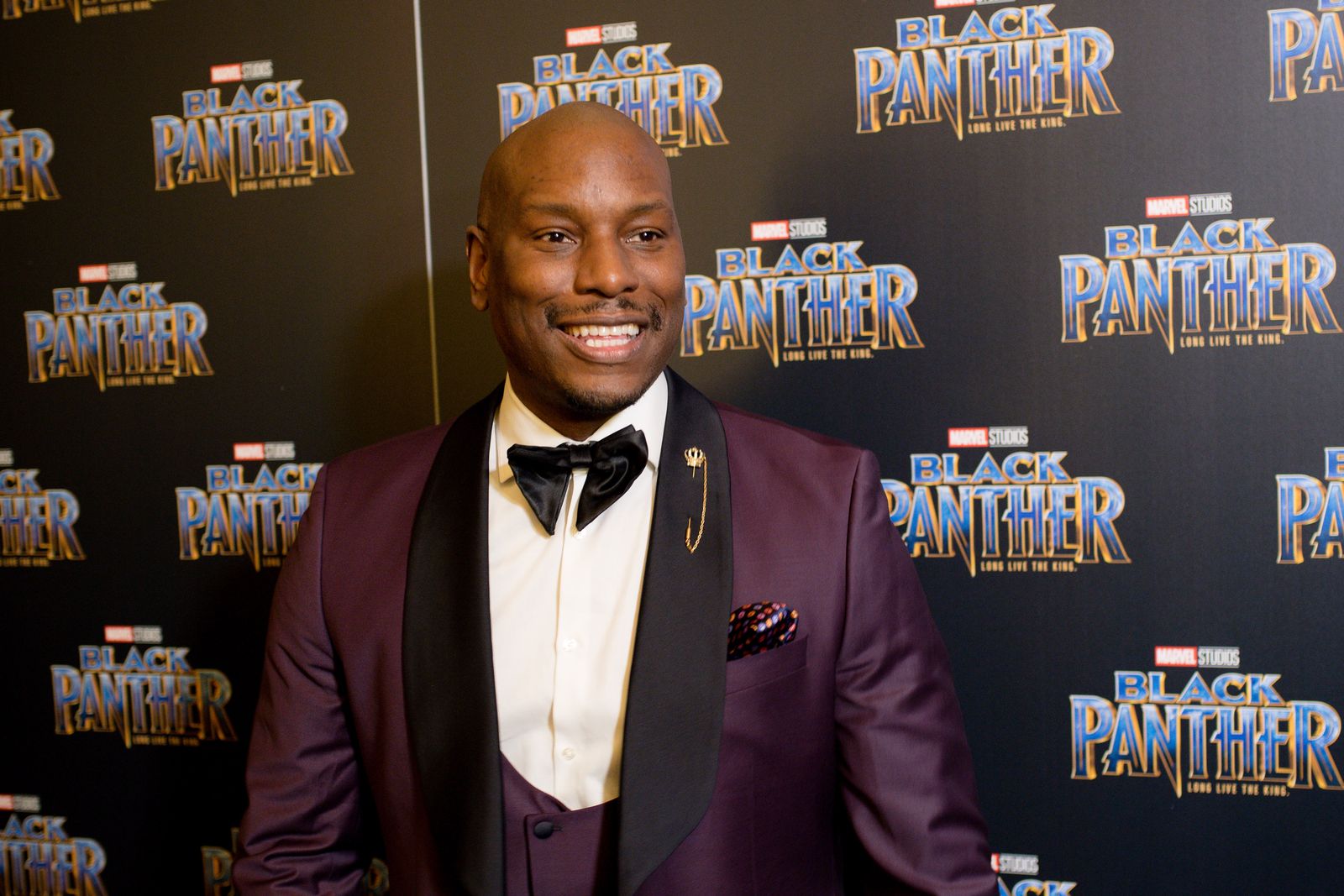 Singer Tyrese Gibson at the Marvel Studios "Black Panther" Atlanta movie screening at The Fox Theatre on February 7, 2018 | Photo: Getty Images