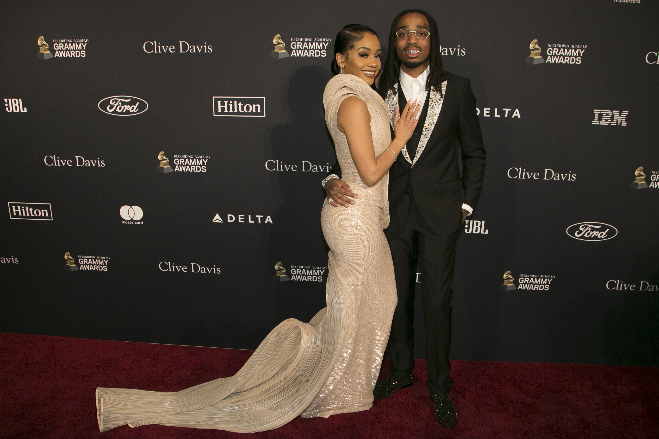 Saweetie and Quavo at The Beverly Hilton Hotel on January 25, 2020, in Beverly Hills, California. | Source: Getty Images