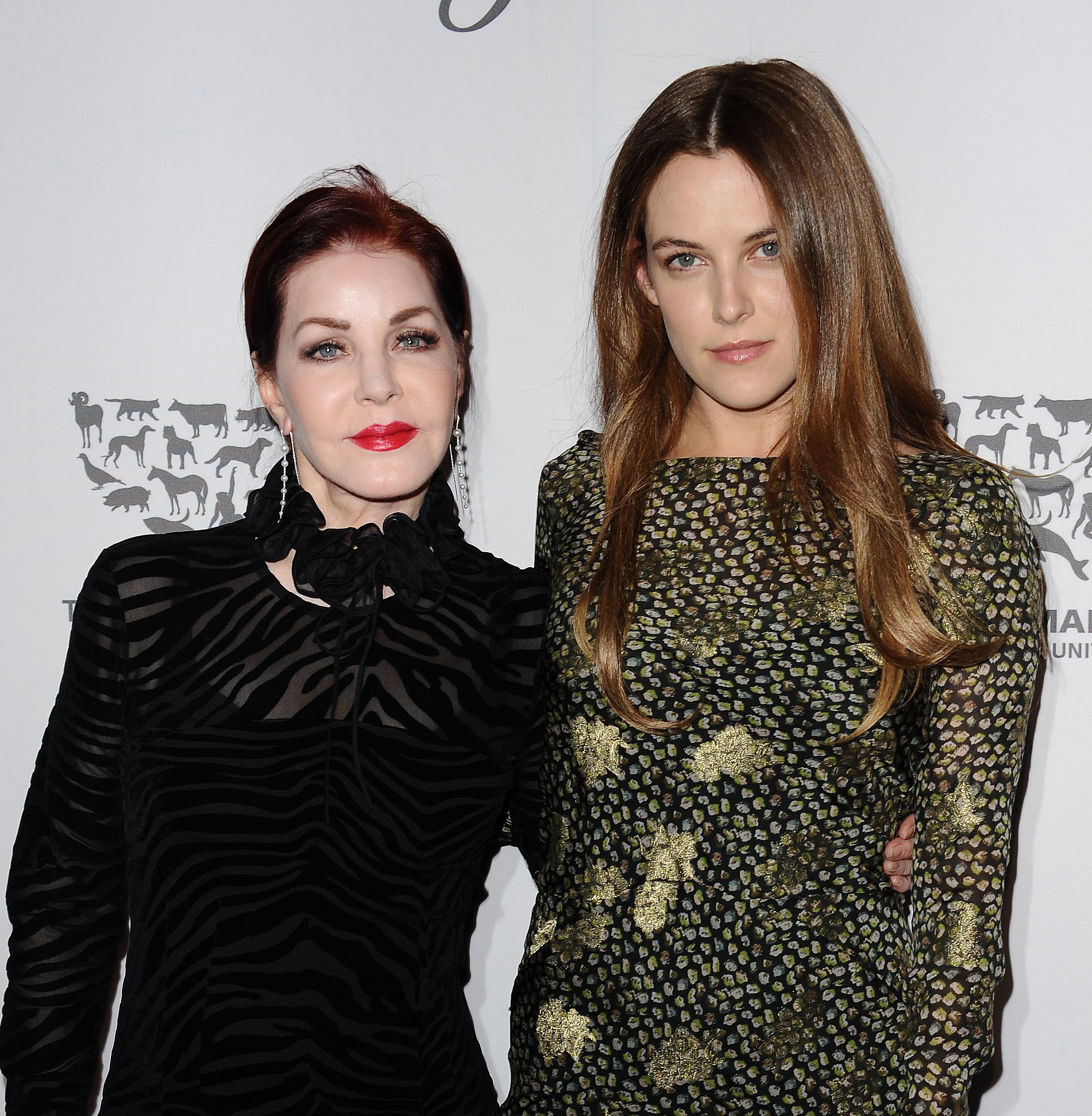 Priscilla Presley and Riley Keough at Paramount Studios on May 07, 2016 in Hollywood, California | Source: Getty Images