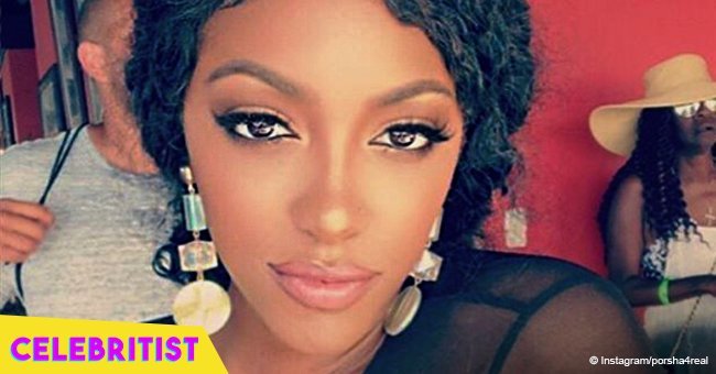 Porsha Williams turns heads in tight, black dress, flaunting enviable legs in high heels in photo