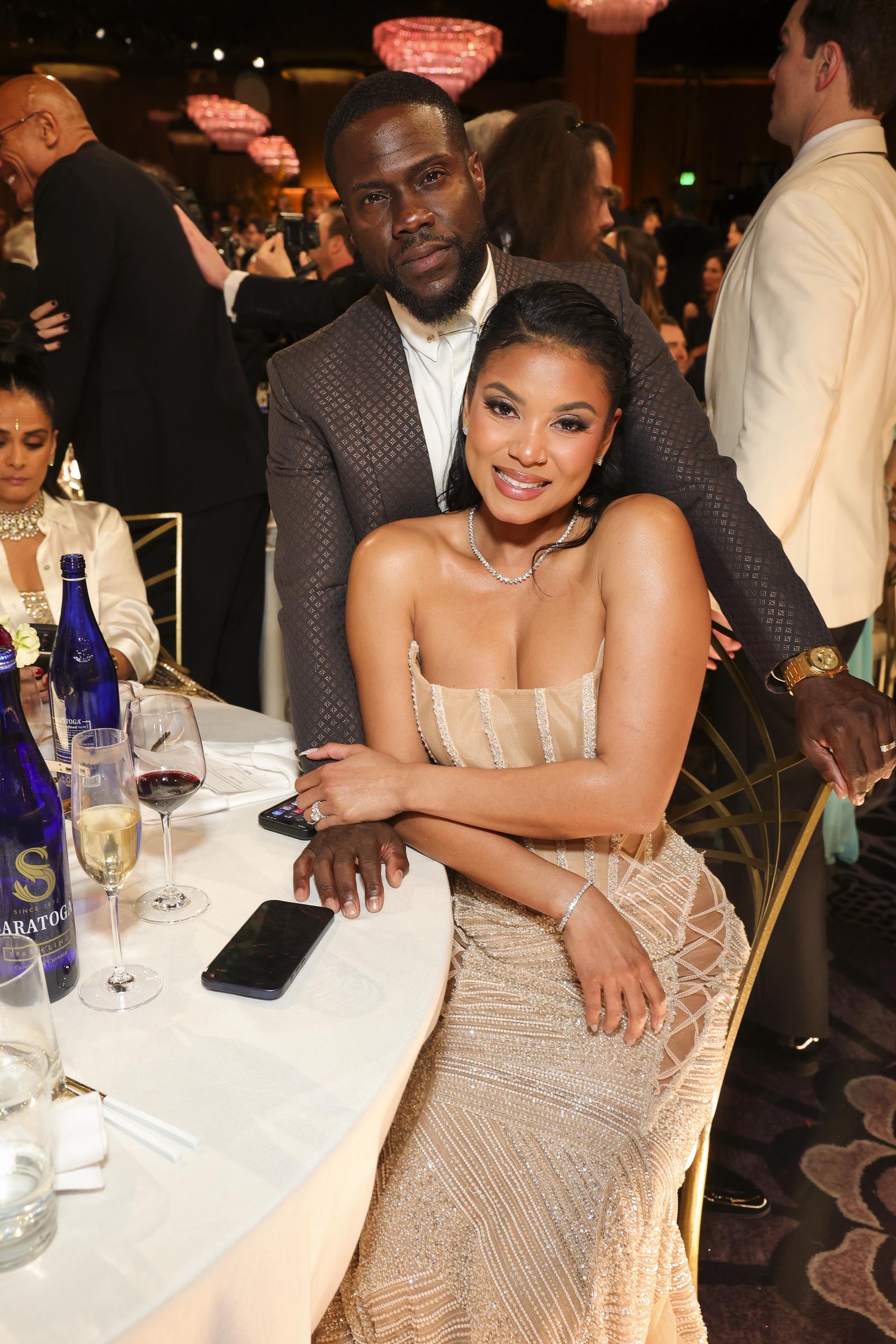 Eniko and Kevin Hart attend the 83rd Annual Golden Globe Awards on January 11, 2026 | Source: Getty Images
