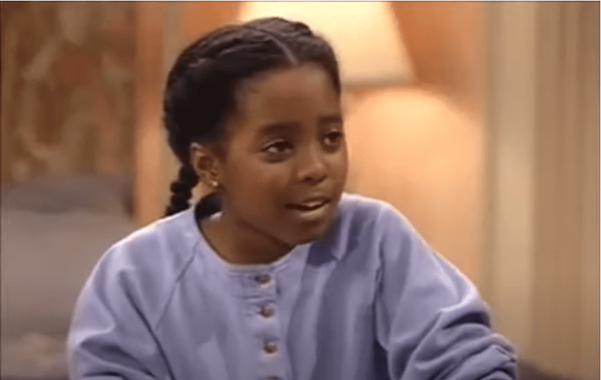 A picture of Keshia Knight Pulliam as young Rudy Huxtable in "The Cosby Show" |  Photo: Youtube/ BrettDove