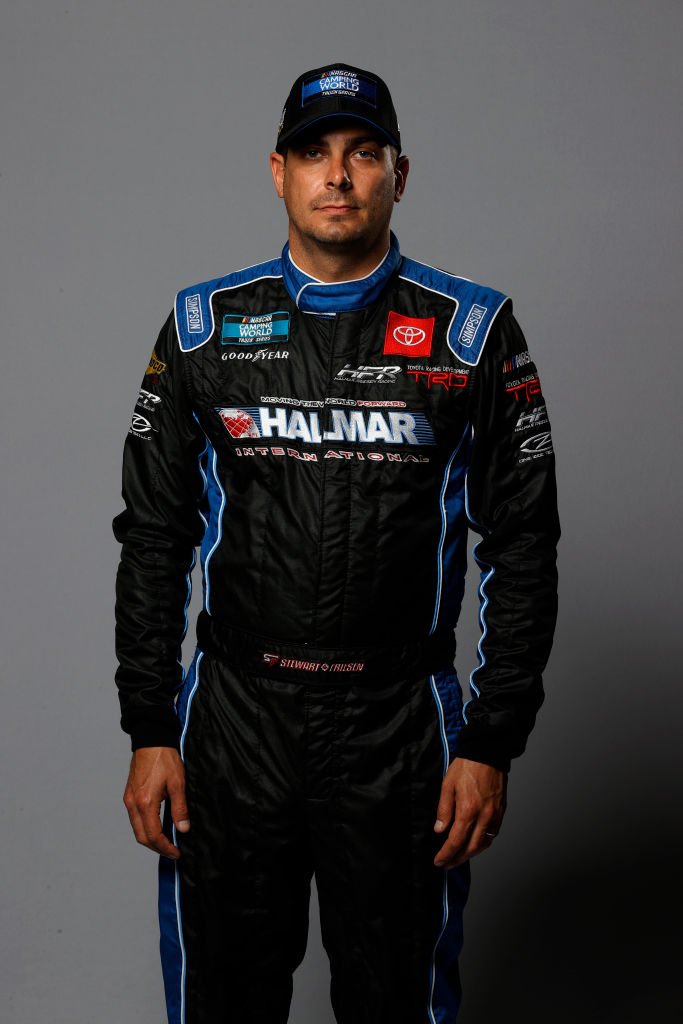 NASCAR driver Stewart Friesen poses for a photo at Daytona International Speedway on February 11, 2021 | Photo: Getty Images