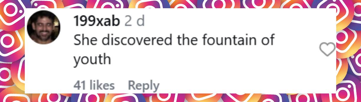 A fan comment dated January 31, 2026. | Source: Instagram/justjared