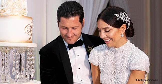 Jenna Johnson and Val Chmerkovskiy’s Tremendous Wedding Cake Revealed (Photo)