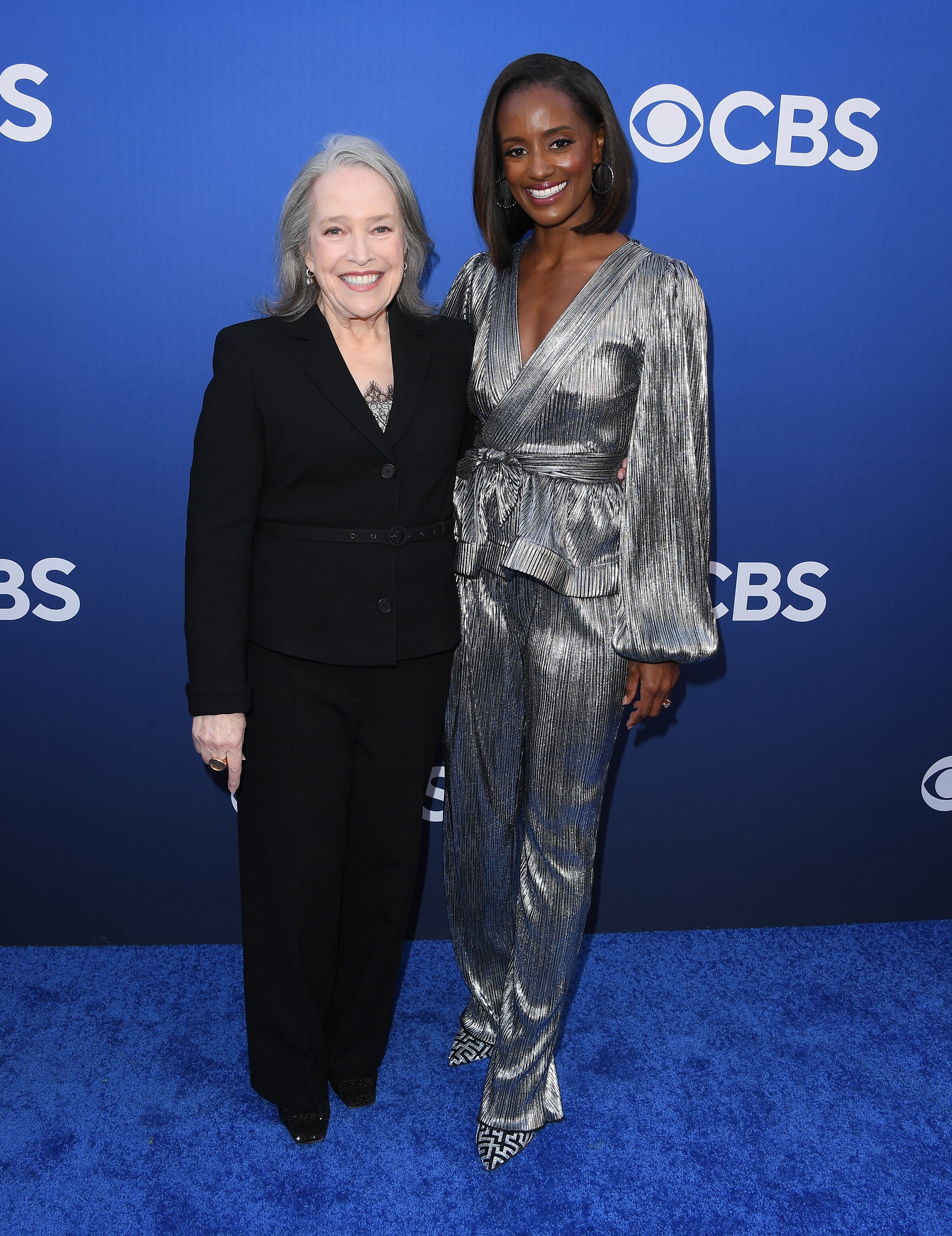 Kathy Bates and Skye P. Marshall at the Fall Schedule Celebration on May 2, 2024, in Los Angeles, California. | Source: Getty Images