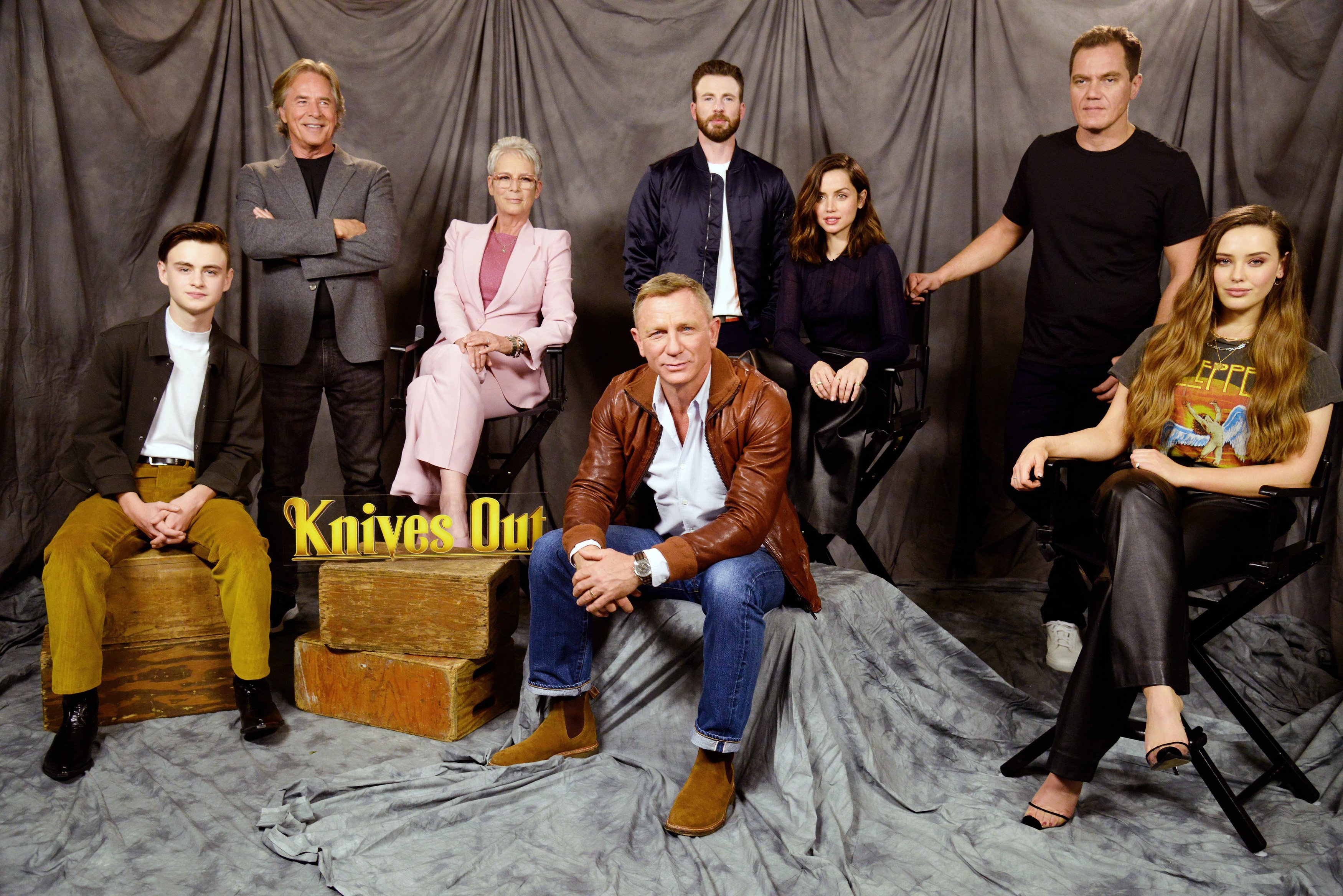 Don Johnson  at the photocall for "Knives Out" at Four Seasons Hotel Los Angeles | Source: Getty Images