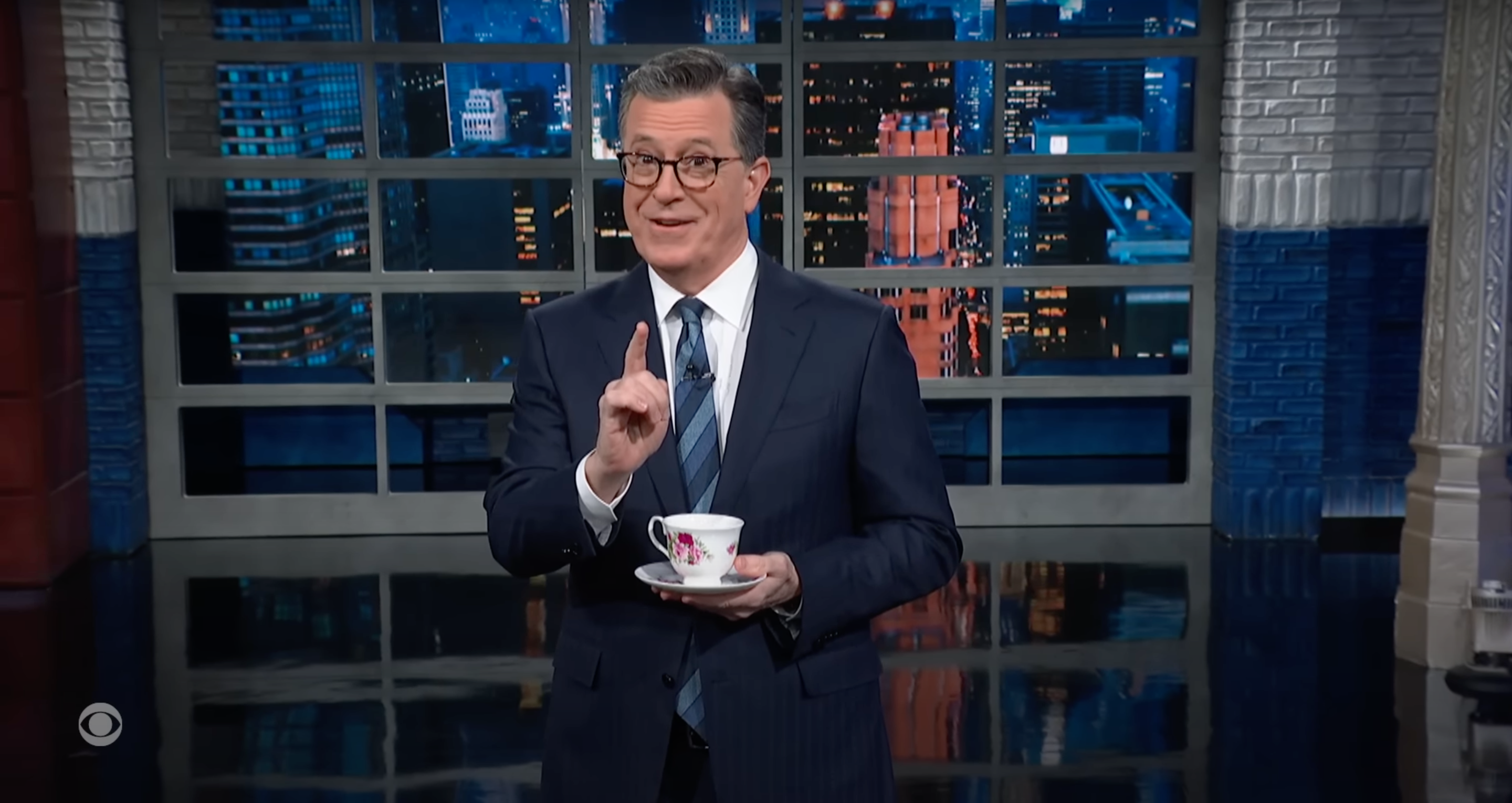 Stephen Colbert on "The Late Show with Stephen Colbert," 2024 | Source: Youtube/@ColbertLateShow
