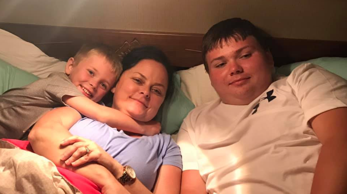 Stephanie Culley with her children in a post dated April 17, 2019 | Source: Facebook/Stephanie Baylous Culley