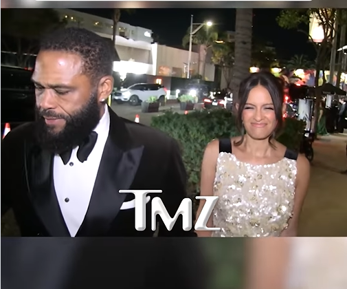 Anthony Anderson and Rocsi Diaz depart the Golden Globes event, from a video post dated January 12, 2026. | Source: Instagram/tmz_tv