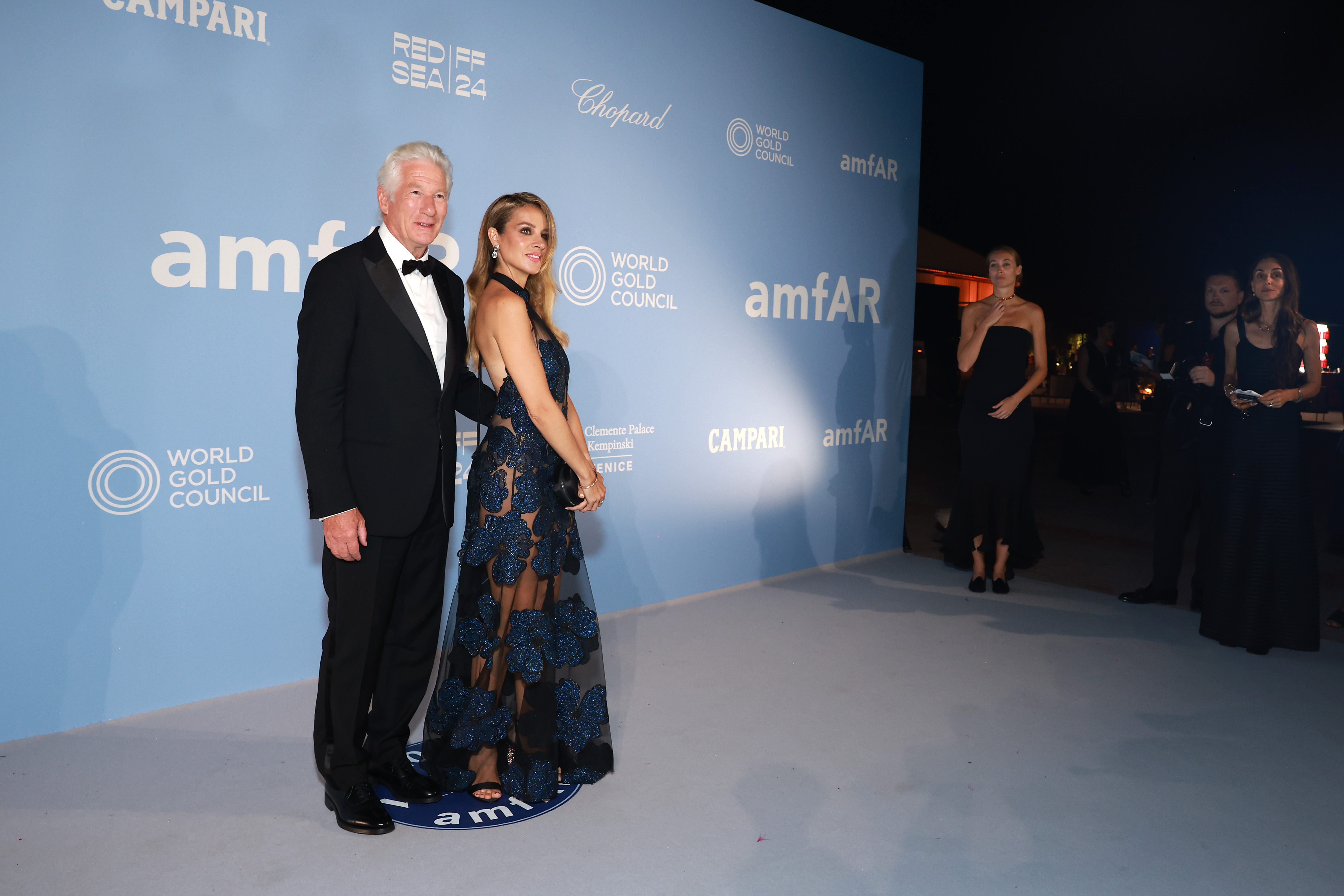 Richard Gere and Alejandra Silva. | Source: Getty Images