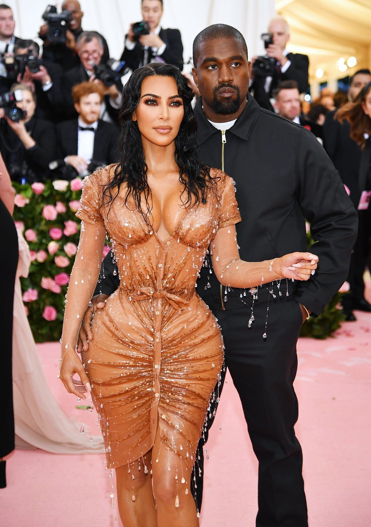 Kim Kardashian and Kanye West at the Met Gala on May 06, 2019 in New York City | Source: Getty Images 
