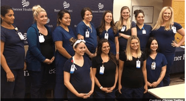 Insolite : 16 infirmières tombent enceintes en même temps | Twitter : LINFO
