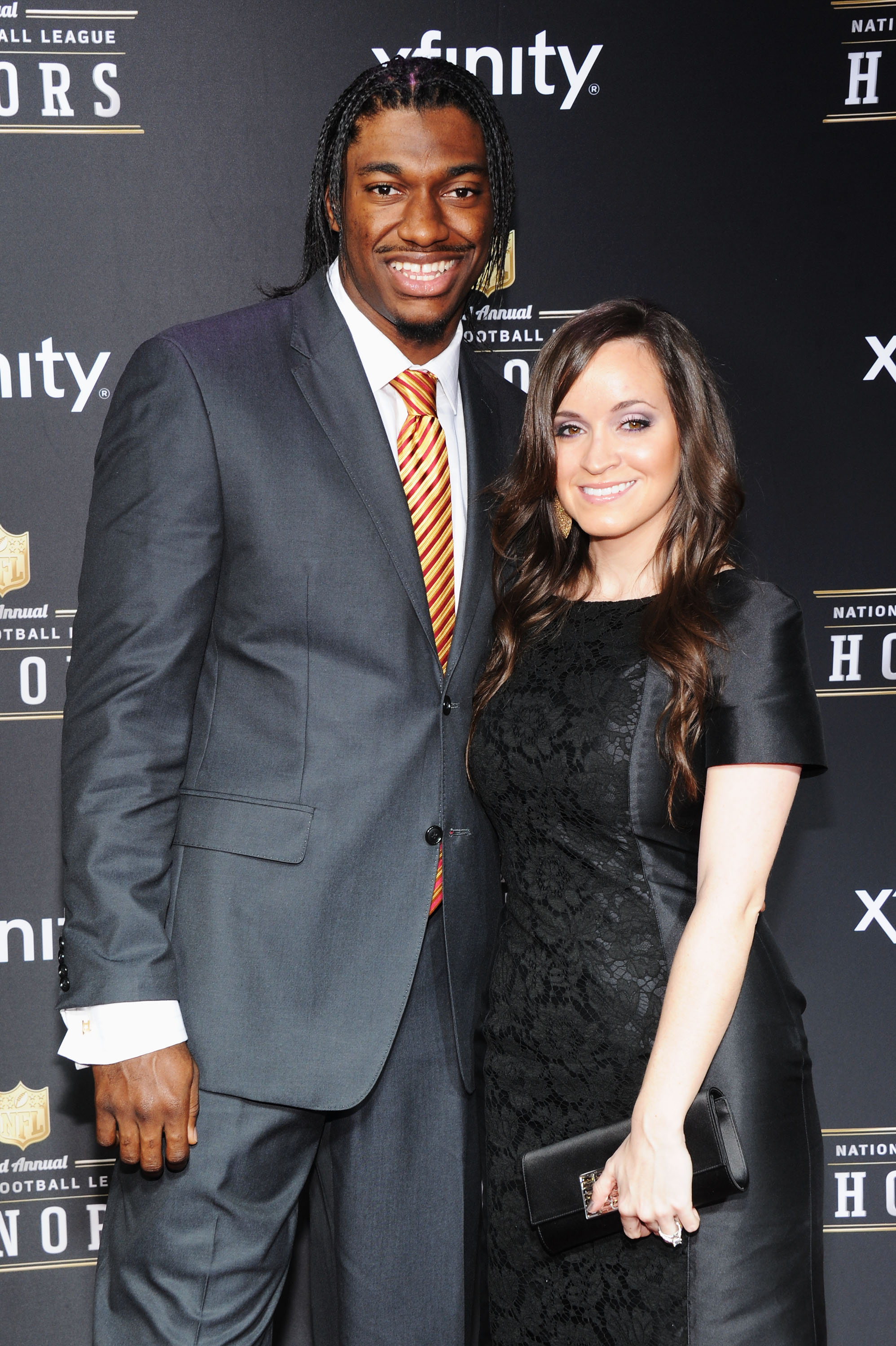 Robert Griffin III and Rebecca Liddicoat at the 2nd Annual NFL Honors on February 2, 2013, in New Orleans, Louisiana. | Source: Getty Images