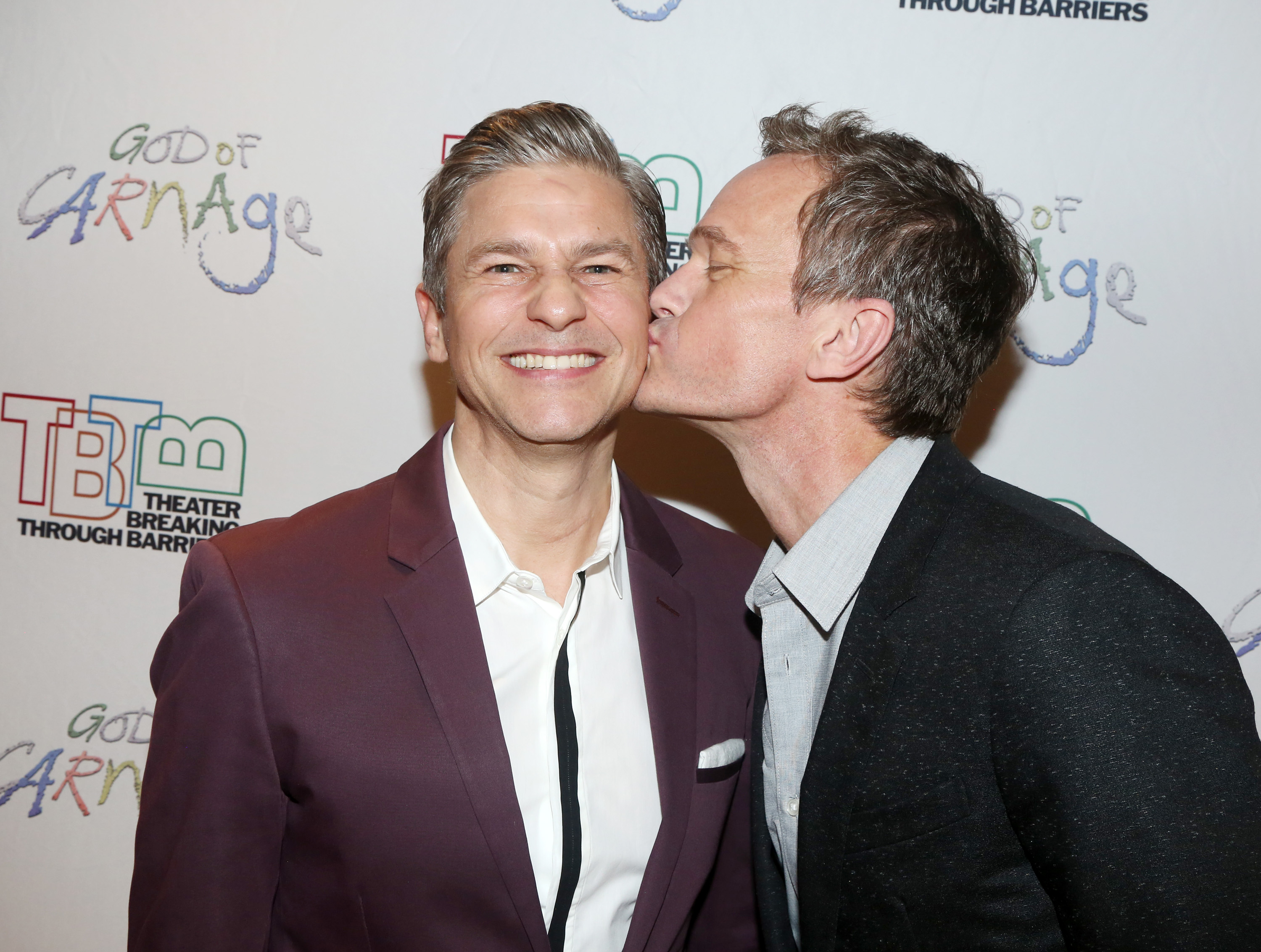 David Burtka and Neil Patrick Harris at the opening night of "God of Carnage" on April 27, 2023, in New York. | Source: Getty Images