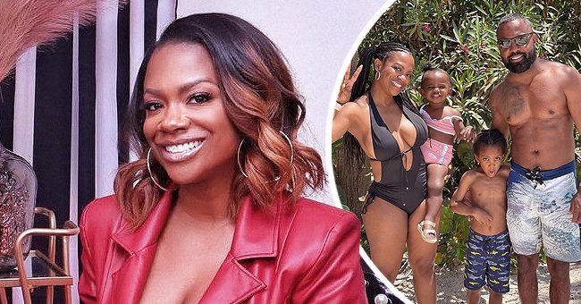 Kandi Burruss Flaunts Her Figure in a Black Swimsuit While Enjoying ...