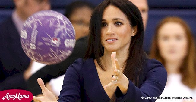 Meghan Markle threw a basketball while wearing heels at the Coach Core Awards