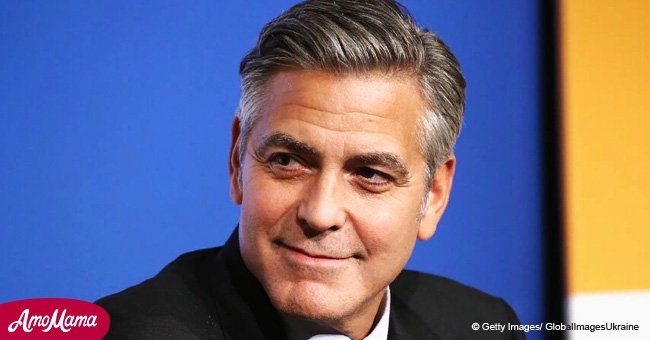 George Clooney makes first appearance after scary scooter crash