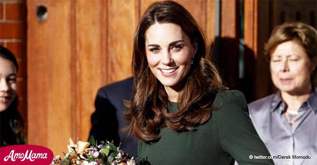 Emerald Queen! Kate Middleton arrives to support kids and youth in an elegant monochrome outfit